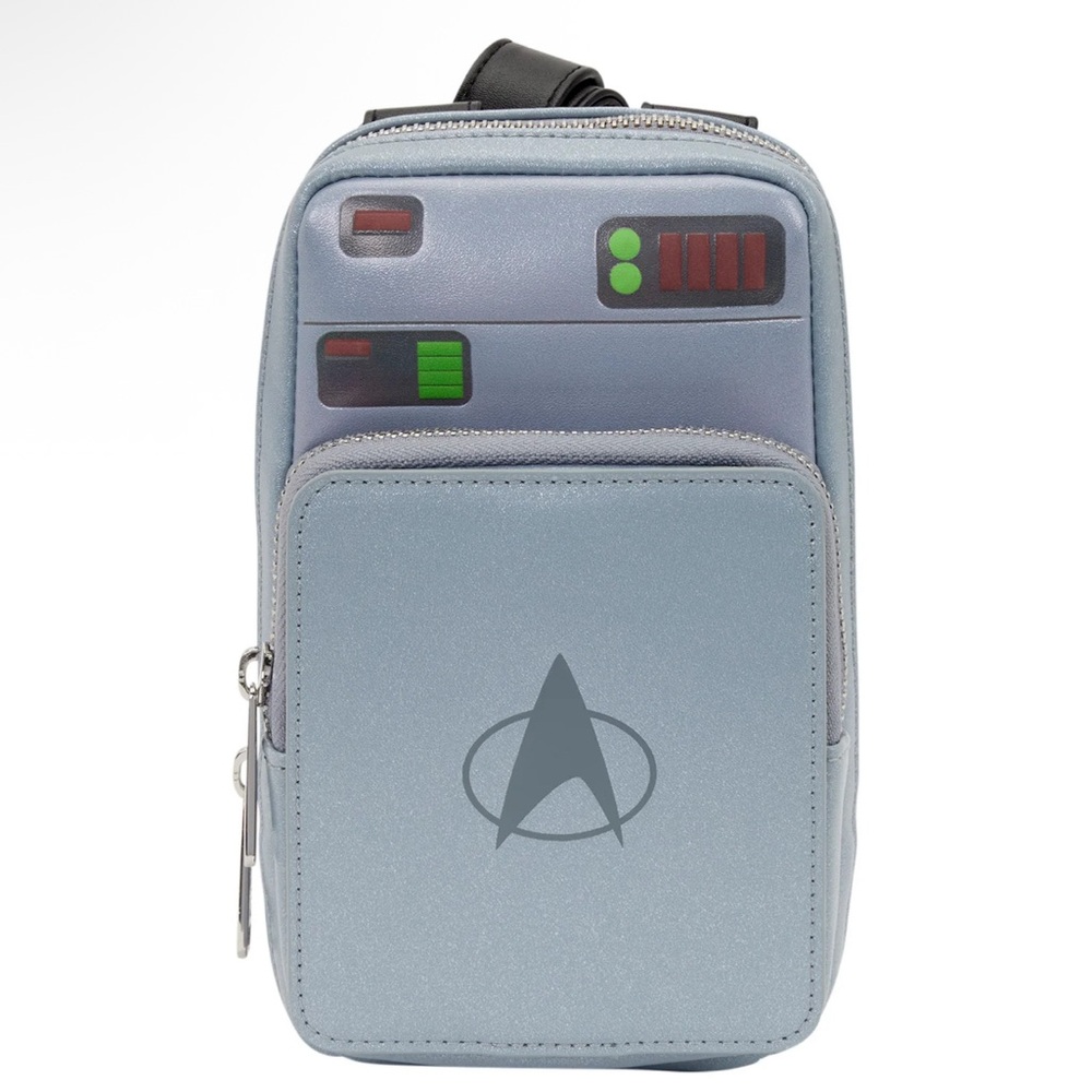 Loungefly Glow In The Dark Star Trek Crossbody Bag NWT